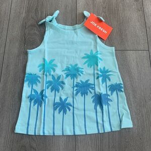 Joe fresh girls graphic tank top